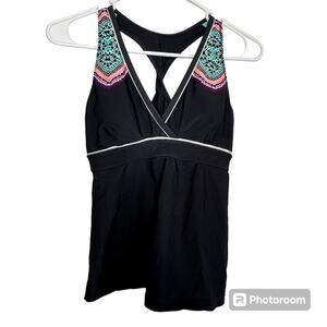 Athleta Cozumel Twist Back Tankini top Small